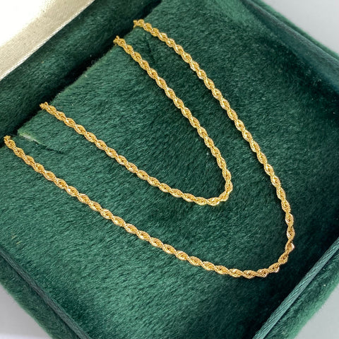 Cadena Italy Lazo Oro amarillo 18k +1 / 1,73 Gr / 1,5 mm / 50 Cm *