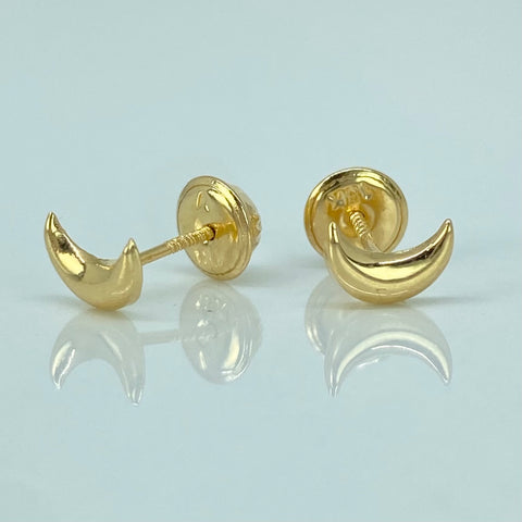 Topos Luna Oro amarillo 18k 0,5 Gr / 4,5 mm