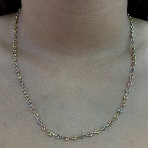 Cadena GC Tres oros 18k 5,25 Gr / 3 mm / 51 Cm *