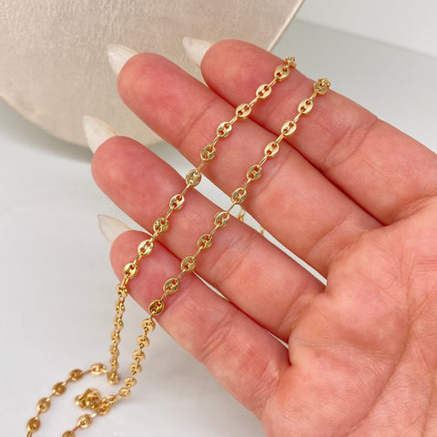 Cadena GC Oro amarillo 4,80 Gr / 3,3 mm / 50 Cm *