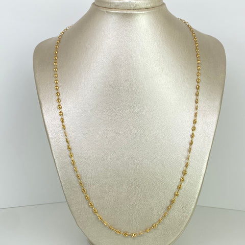 Cadena GC Oro amarillo 18k 6,16 Gr / 3,3 mm / 60 Cm *