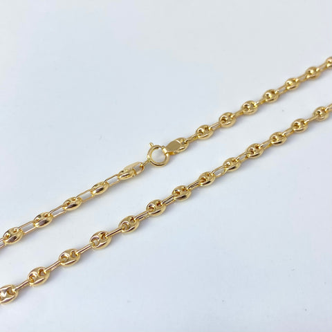 Cadena GC Oro amarillo 18k 4,93 Gr / 3,2 mm / 41,4 Cm
