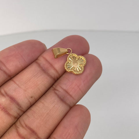 Dije Trebol Oro amarillo 0,9 Gr / 2,2 Cm *