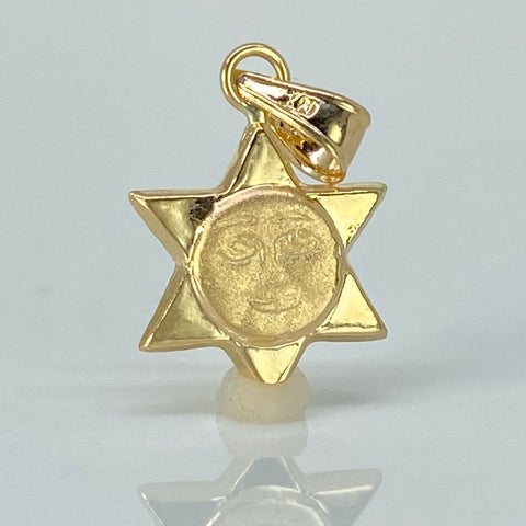 Dije Estrella Oro amarillo 18k 0,55 Gr / 2 Cm *
