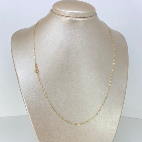 Cadena ● GC Italy Oro amarillo 18k +1 / 2,18 Gr / 1,4 mm / 50 Cm
