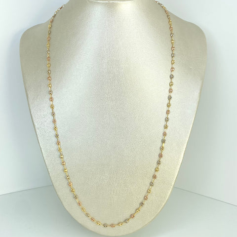 Cadena GC Tres oros 18k 5,93 Gr / 3,2 mm / 61 Cm
