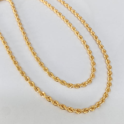 Cadena ● Lazo Oro amarillo 18k +1 / 10,09 Gr / 3,5 mm / 60 Cm †