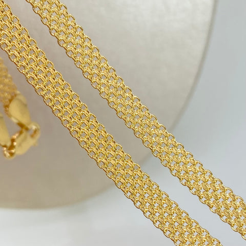 Cadena ● China Oro amarillo 18k 7,25 Gr / 5,6 mm / 45 Cm
