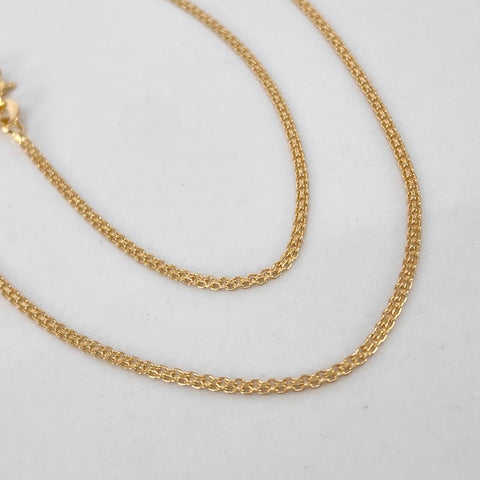 Cadena ● China Oro amarillo 18k 2,5 Gr / 1,4 mm / 45 Cm