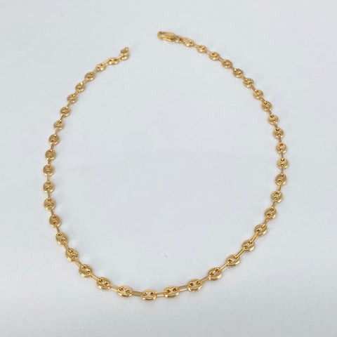 Tobillera GC Oro amarillo 3,07 Gr / 3,3 mm / 27,3 Cm †