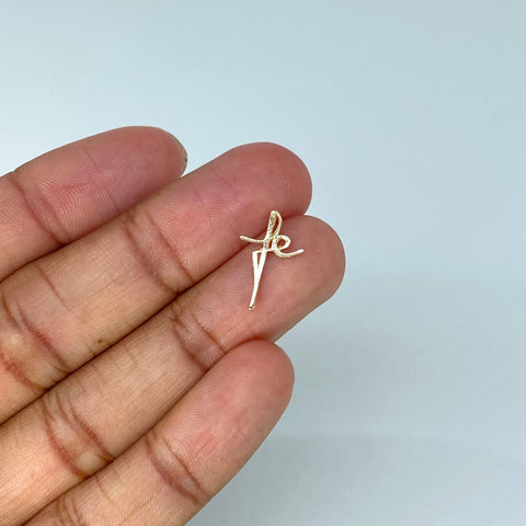 Dije Fe Oro amarillo 0,45 Gr / 1,8 Cm †