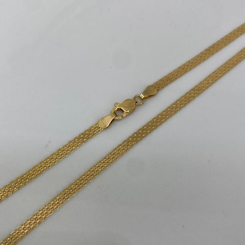 Cadena Italy China  Oro amarillo 18k +1 / 5,02 Gr / 2,7 mm / 50 Cm