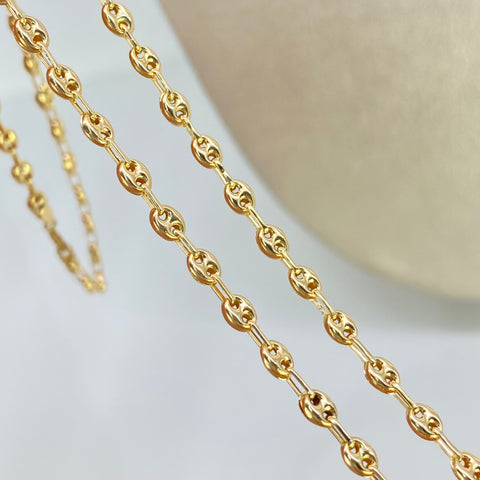 Cadena Baby GC Oro amarillo 18k 6,50 Gr / 3 mm / 60 Cm *