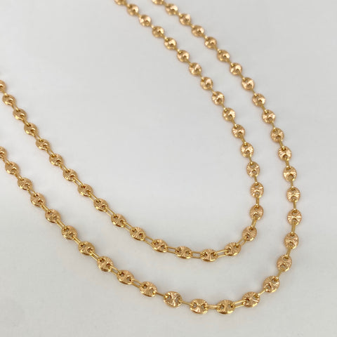 Cadena GC Diamantado Oro amarillo 6,97 Gr / 3,3 mm / 55 Cm *