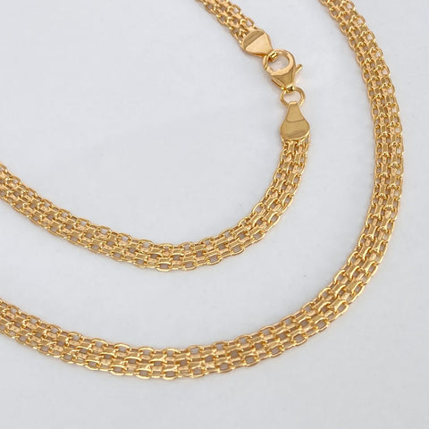 Cadena ● China Oro amarillo 18k 8,1 Gr / 4,8 mm / 50 Cm *