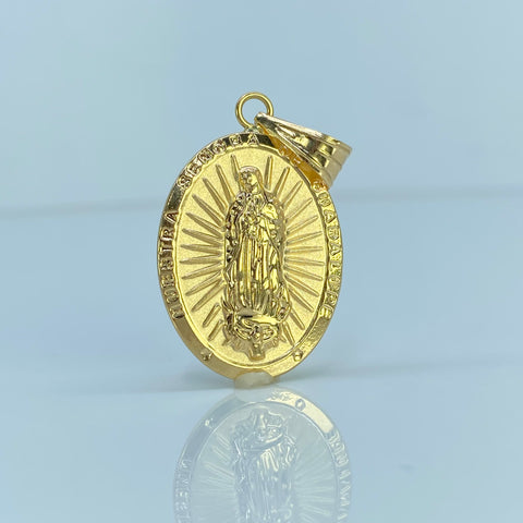 Dije Virgen Guadalupe Oro amarillo 18k 3,39 Gr / 4,2 Cm