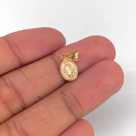 Dije Virgen Guadalupe Oro amarillo 0,5 Gr / 2 Cm *