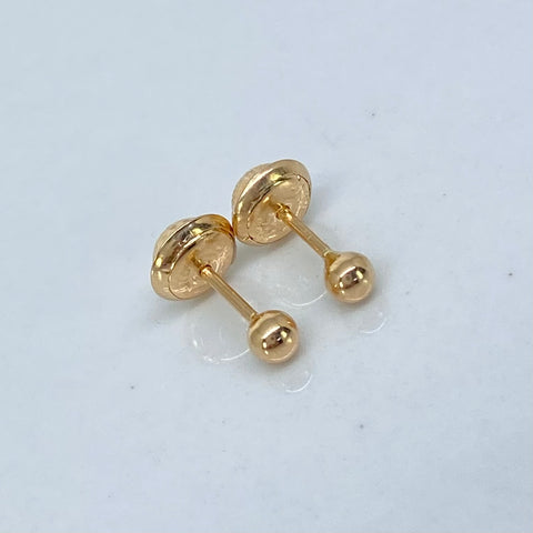 Topos Bolas Lisas Oro amarillo 0,46 Gr / 3 mm †