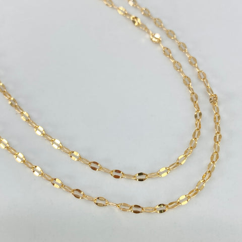 Cadena ● GC Italy Oro amarillo 18k +1 / 1,02 Gr / 2,1 mm / 45 Cm