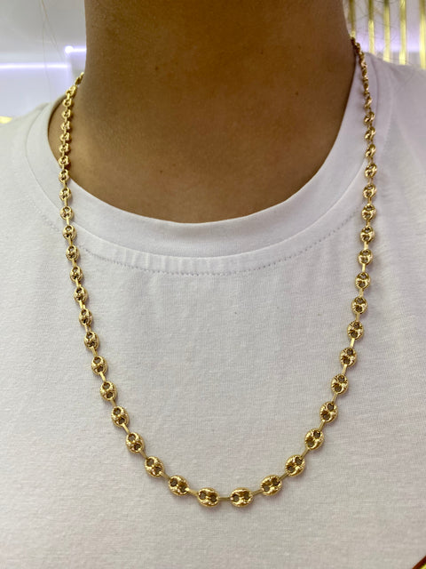 Cadena GC Diamantada Oro amarillo 18k 9,13 Gr / 4,7 mm / 60 Cm *