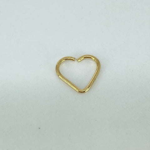 Piercing Corazon / Oro Amarillo 18k (Joya) / 0,36gr / 1.1cm / (Oreja)