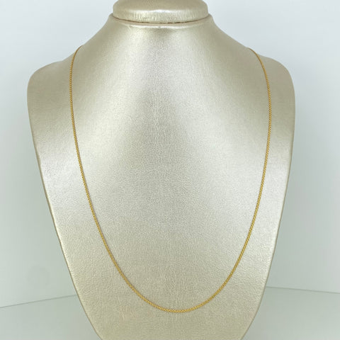 Cadena ● China Oro amarillo 18k 3,3 Gr / 1,4 mm / 60 Cm *