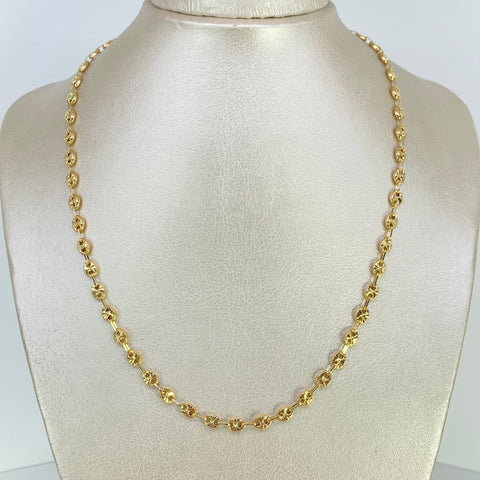 Cadena GC Diamantada Oro amarillo 18k 10,12 Gr / 4,5 mm / 48 Cm