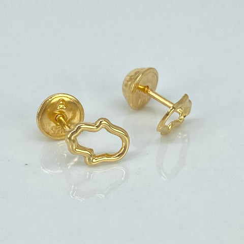 Topos Mano Hamsa Oro amarillo 18k 0,51 Gr / 5,3 mm