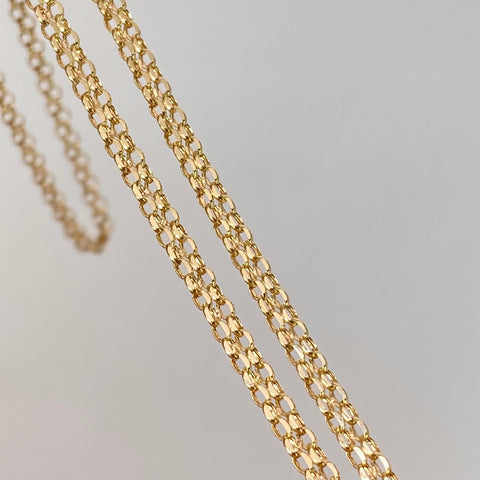 Cadena ● China Oro amarillo 18k 3,1 Gr / 2,7 mm / 50 Cm *