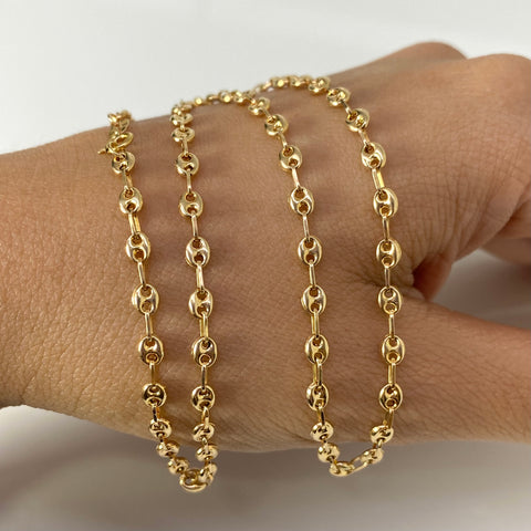 Cadena GC Oro amarillo 18k 4,00 Gr / 3 mm / 40 Cm *