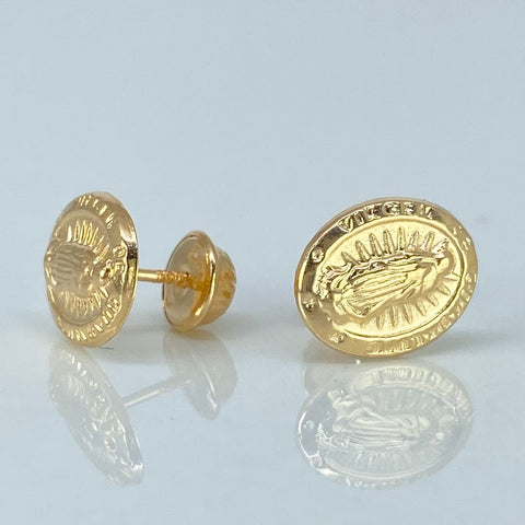Topos Virgen Guadalupe Oro amarillo 18k 0,9 Gr / 8,4 mm