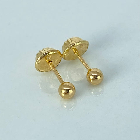 Topos Bolas Lisas Oro amarillo 0,4 Gr / 3 mm †