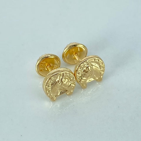Topos Herradura Caballo Oro amarillo 0,65 Gr / 7 mm †