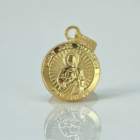 Dije San Judas Oro amarillo 18k 0,65 Gr / 1,6 Cm