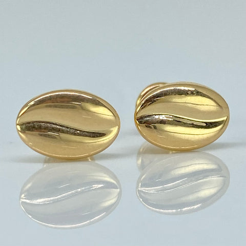 Topos Grano Cafe Oro amarillo 18k 0,81 Gr / 9 mm *