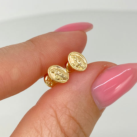Topos Virgen Del Carmen Oro amarillo 18k 0,55 Gr / 5 mm *