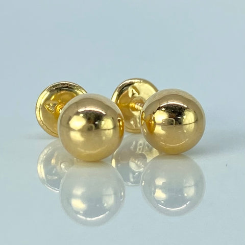 Topos Bolas Lisas Oro amarillo 0,63 Gr / 6 mm