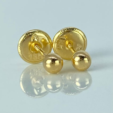 Topos Bolas Lisas Oro amarillo 0,4 Gr / 3 mm †