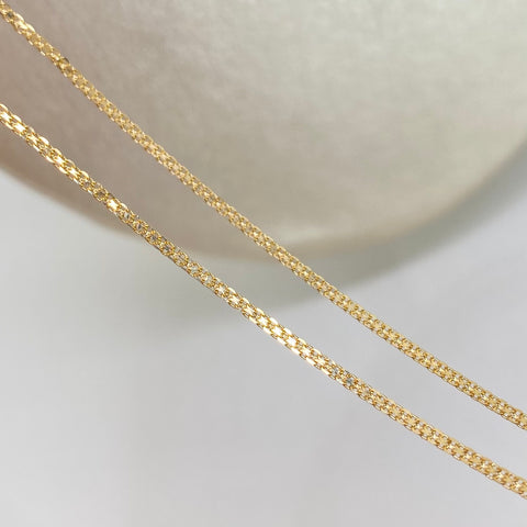 Cadena ● China Oro amarillo 18k 2,38 Gr / 1,1 mm / 60 Cm *