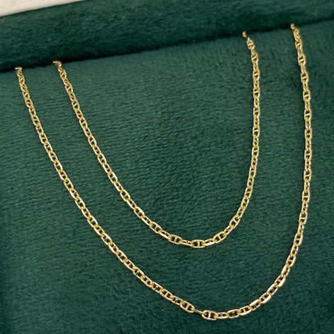 Cadena ● GC Oro amarillo 18k 2,90 Gr / 1,3 mm / 50 Cm *