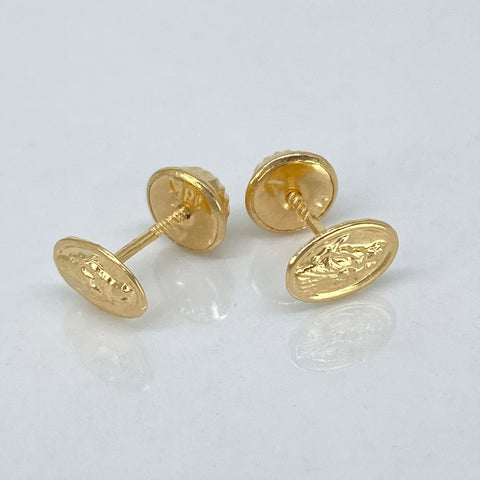 Topos Virgen Del Carmen Oro amarillo 18k 0,55 Gr / 5 mm *