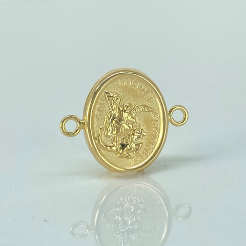 Herraje San Miguel Arcangel Oro amarillo 18k 1,05 Gr / 1,8 Cm *