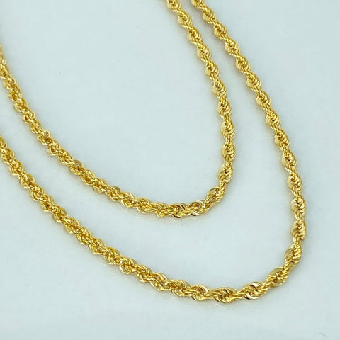 Cadena ● Lazo Oro amarillo 18k +1 / 4,12 Gr / 2,6 mm / 50 Cm