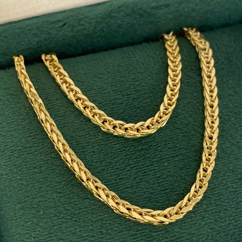 Cadena ● Franco Oro amarillo 18k +2 / 11,52 Gr / 3 mm / 70 Cm *