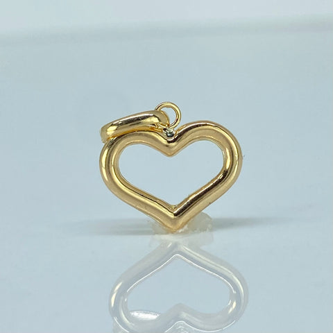 Dije Corazon Silueta Oro amarillo 0,45 Gr / 1,6 Cm †