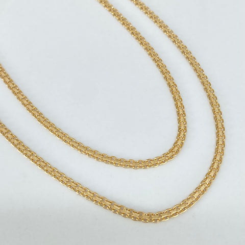 Cadena ● China Oro amarillo 18k 5,68 Gr / 2,1 mm / 60 Cm *