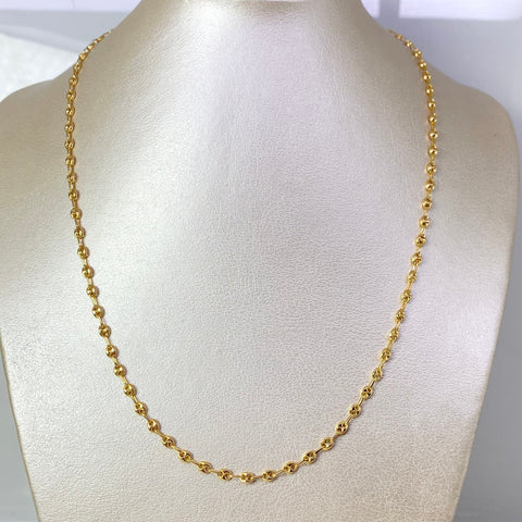 Cadena GC Oro amarillo 18k 5,85 Gr / 3 mm / 50 Cm †