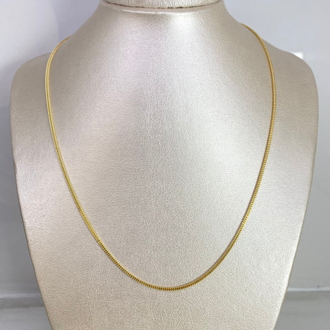 Cadena Italy Franco Oro amarillo 18k +2 / 3,89 Gr / 1,4 mm / 50 Cm *