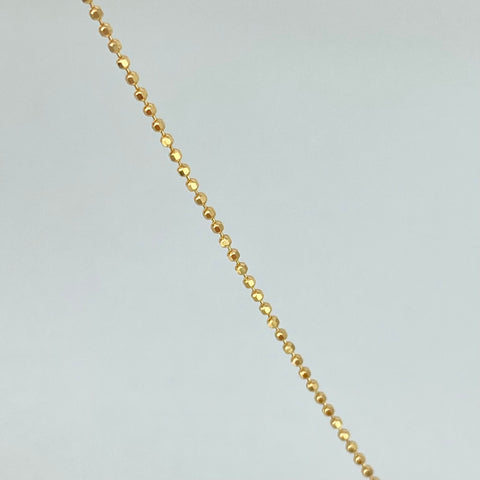 Pulso ● Mini Militar Oro amarillo 18k +1 / 0,85 Gr / 1 mm / 19,5 Cm *