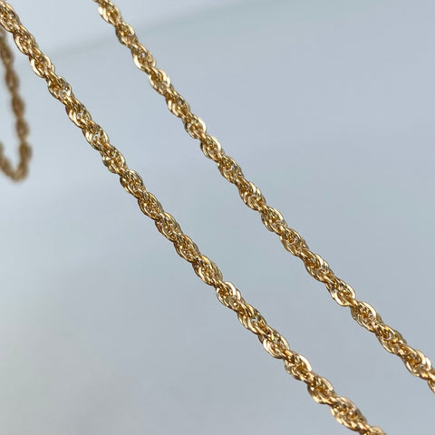 Cadena ● Lazo Oro amarillo 18k +1 / 2,05 Gr / 2 mm / 45 Cm